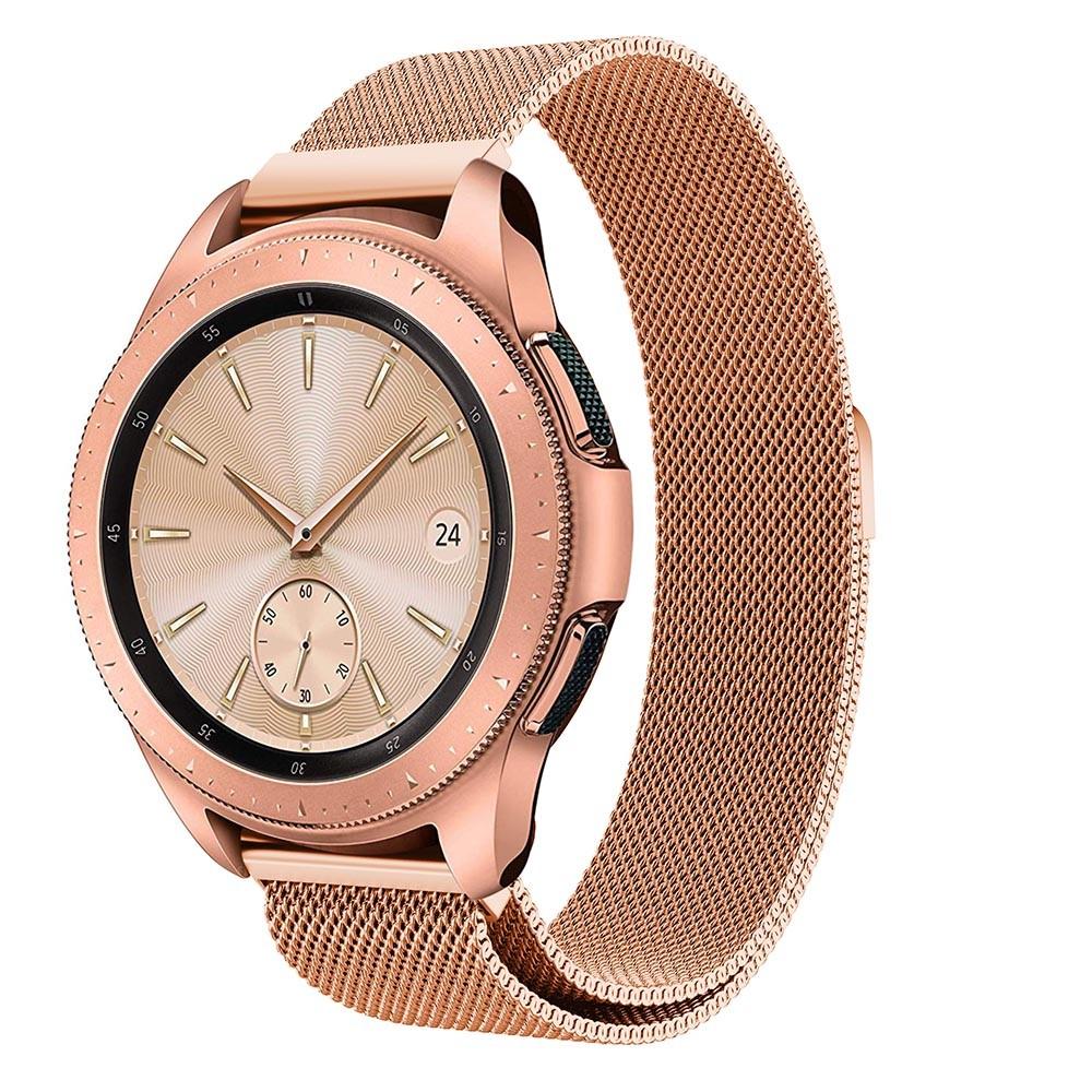 Cinturino in maglia milanese per Samsung Galaxy Watch 42mm, oro rosa