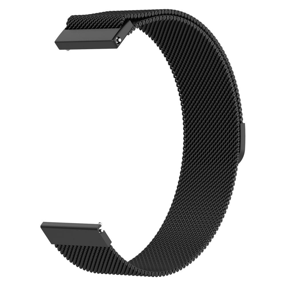 Cinturino in maglia milanese per Samsung Galaxy Watch 42mm, nero