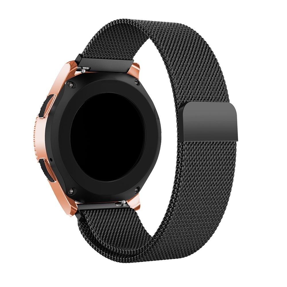 Cinturino in maglia milanese per Samsung Galaxy Watch 42mm, nero