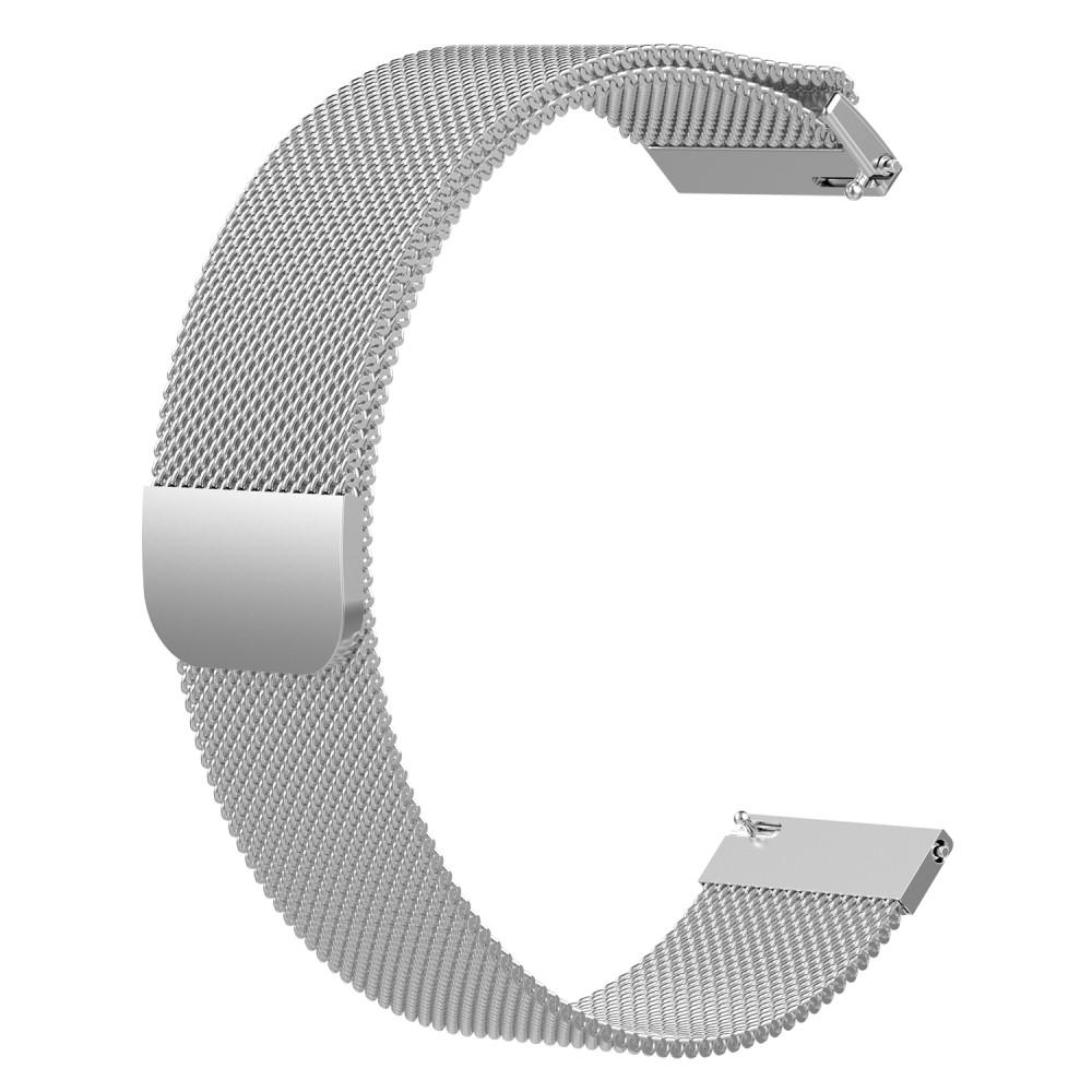 Cinturino in maglia milanese per Samsung Galaxy Watch 46mm, d'argento