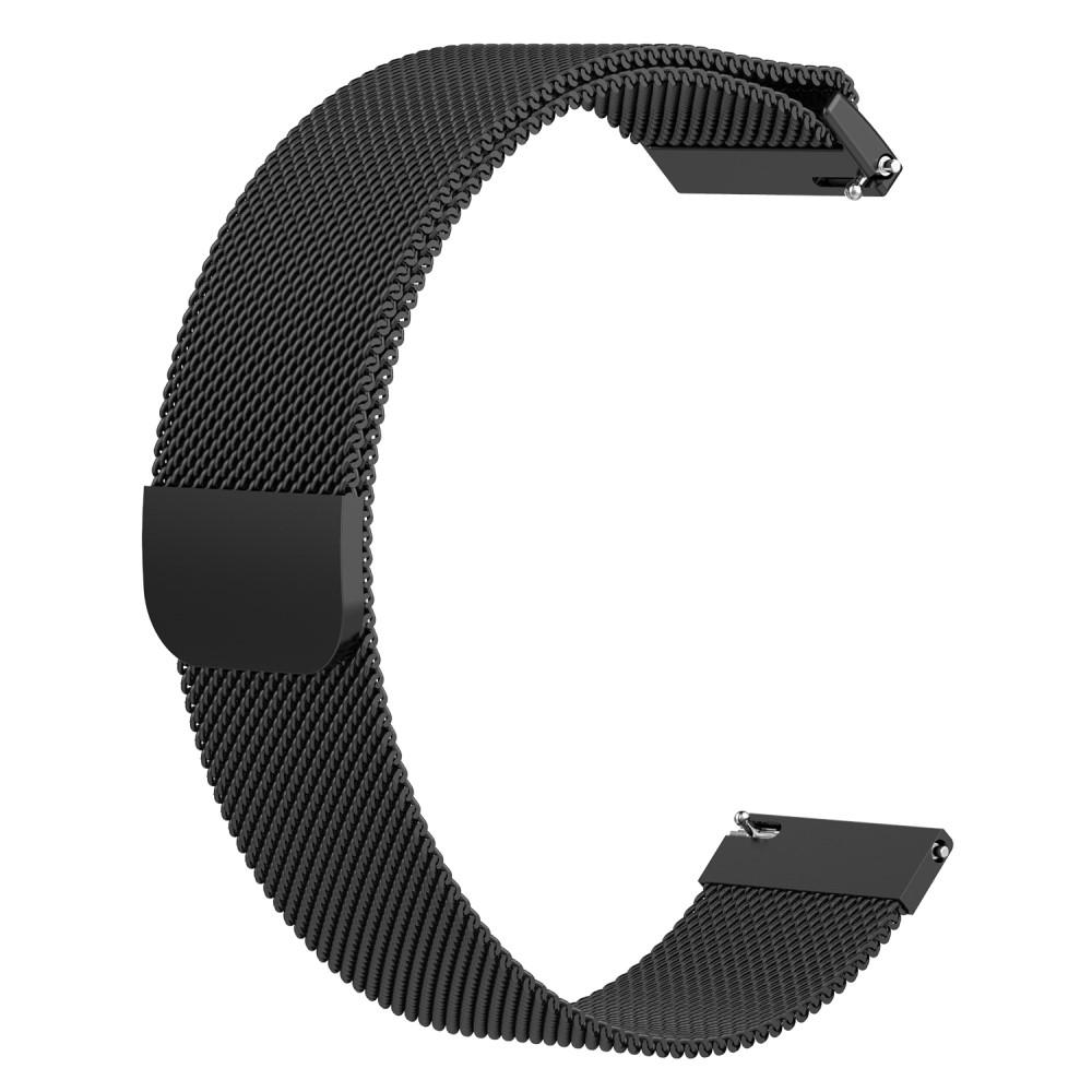 Cinturino in maglia milanese per Samsung Galaxy Watch 46mm, nero