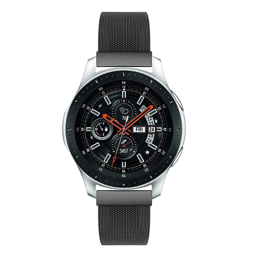 Cinturino in maglia milanese per Samsung Galaxy Watch 46mm, nero