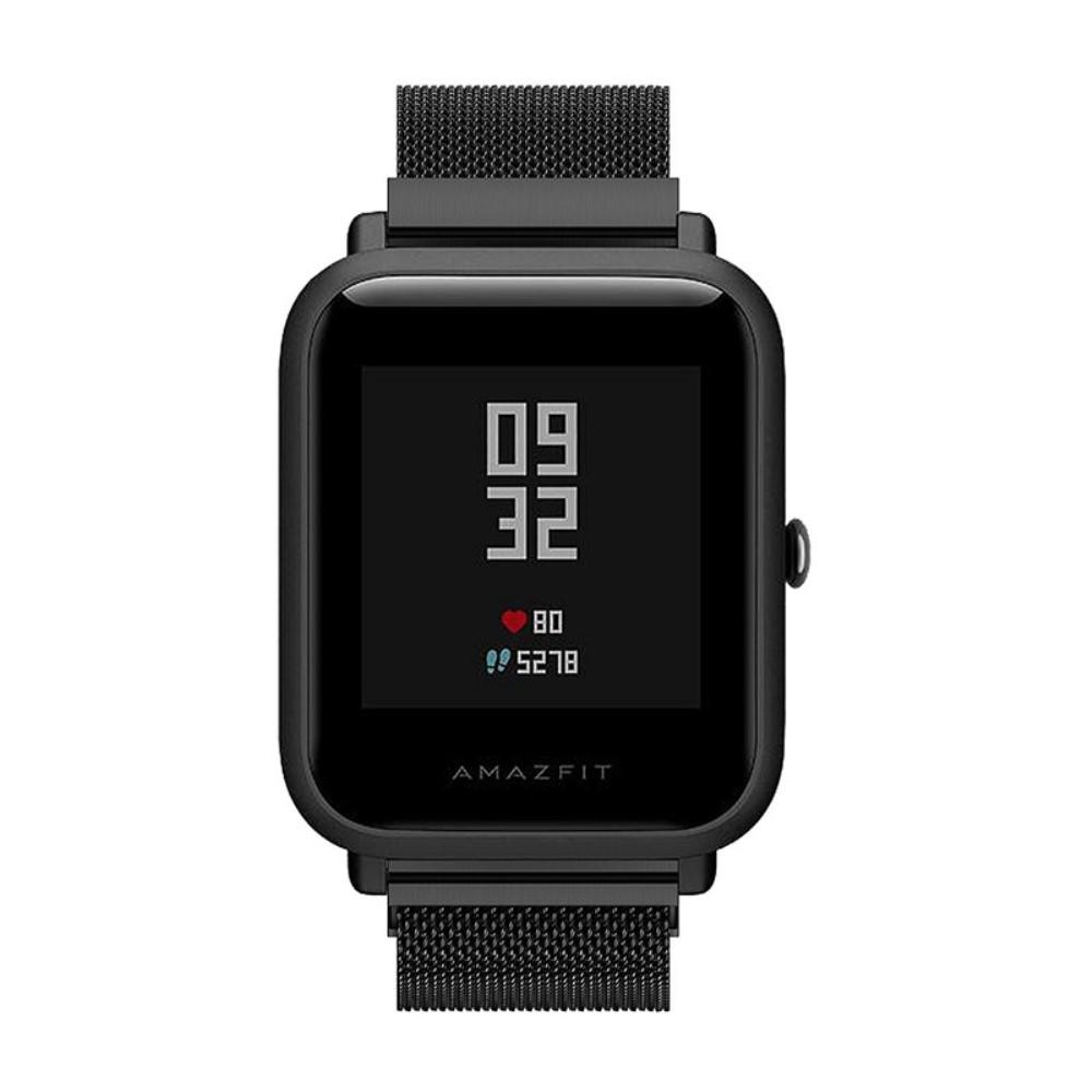 Cinturino in maglia milanese per Xiaomi Amazfit Bip, nero