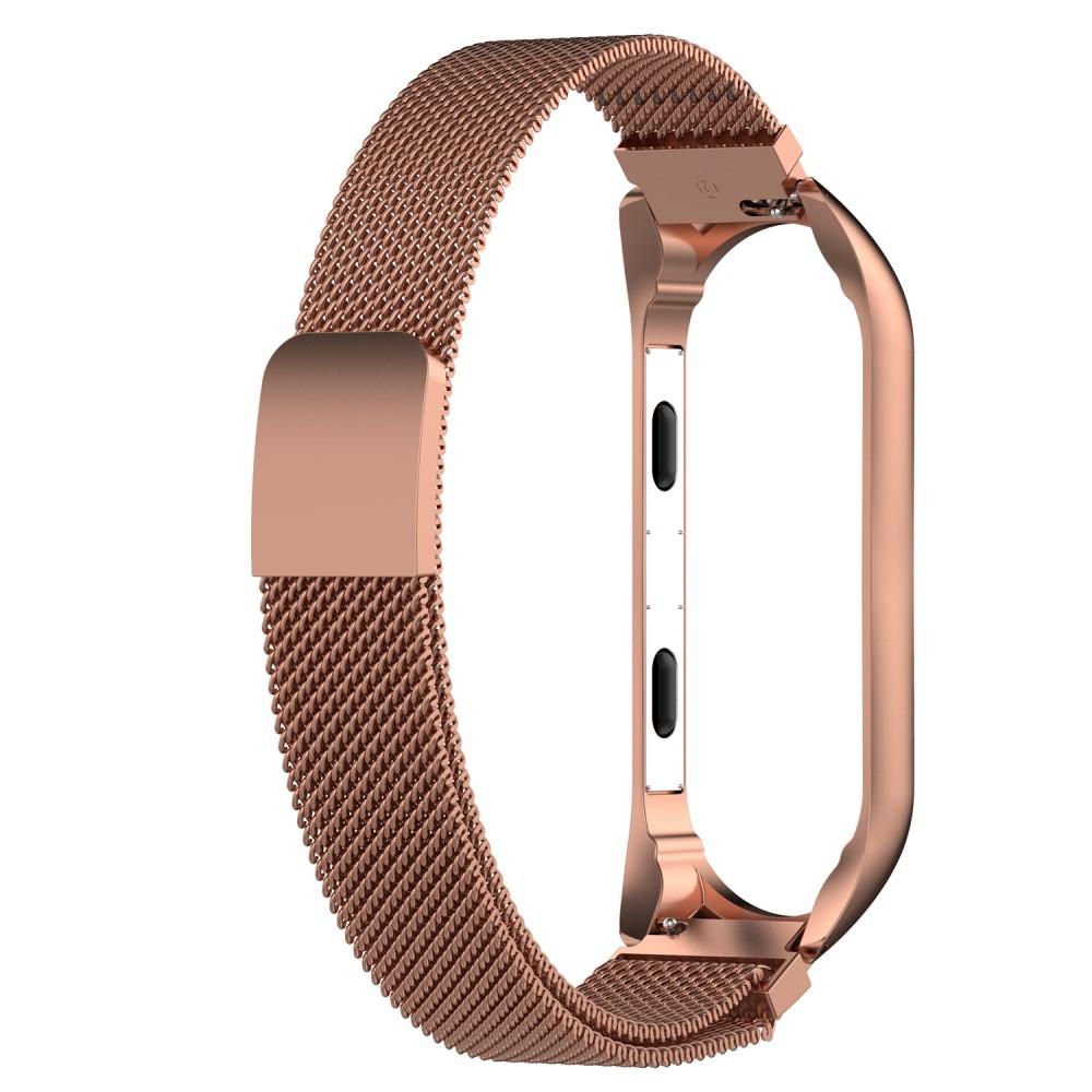 Cinturino in maglia milanese per  , Oro rosa