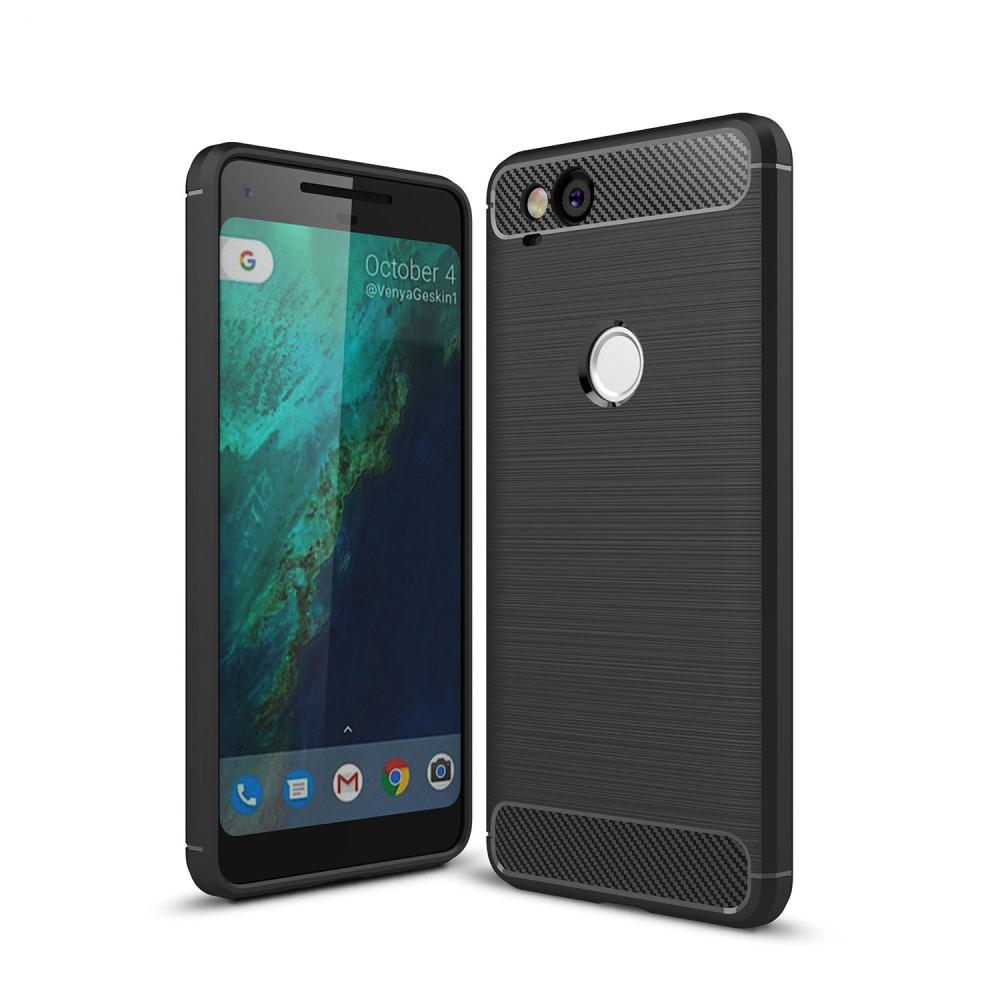 Cover TPU Brushed Google Pixel 2 Nero