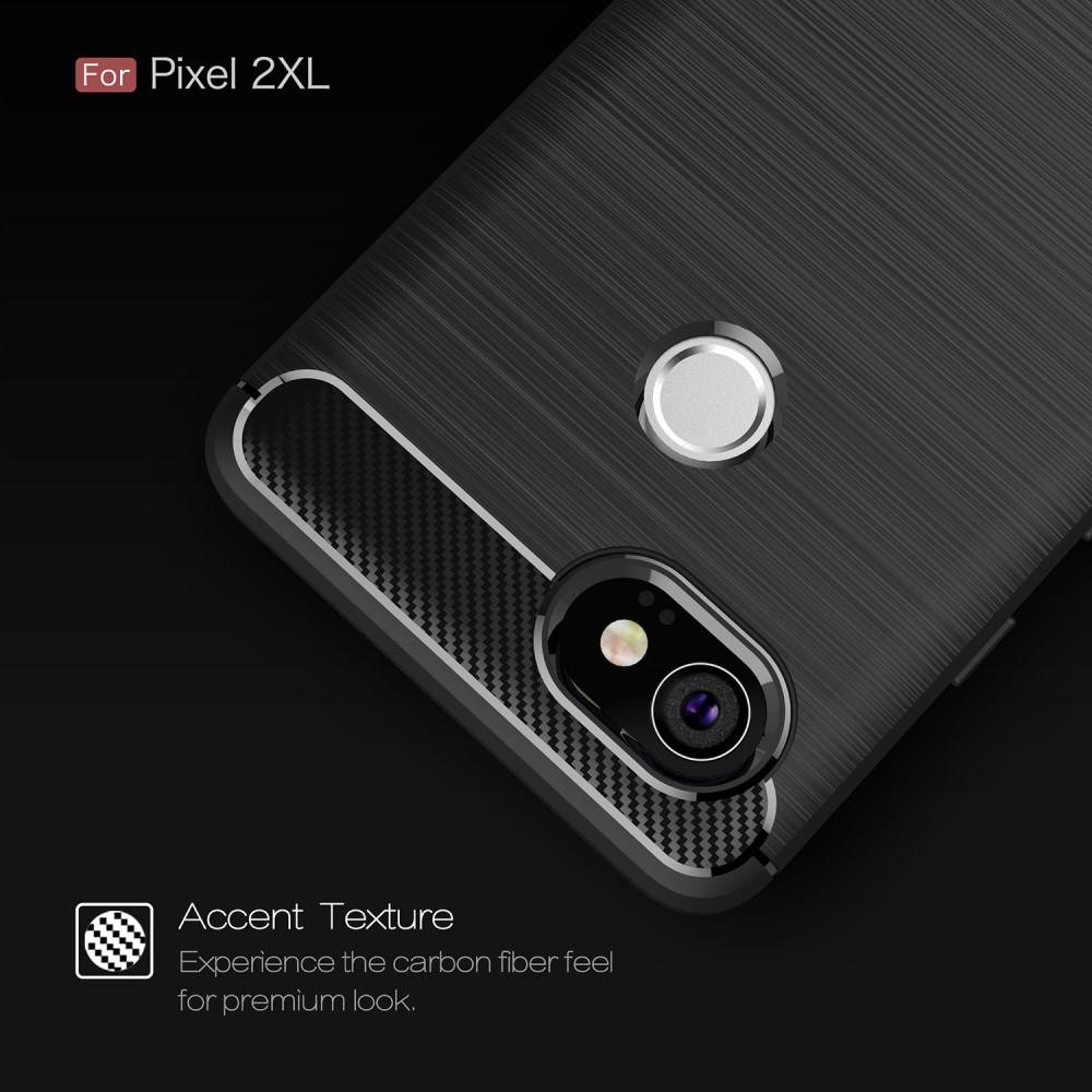 Cover TPU Brushed Google Pixel 2 XL Nero