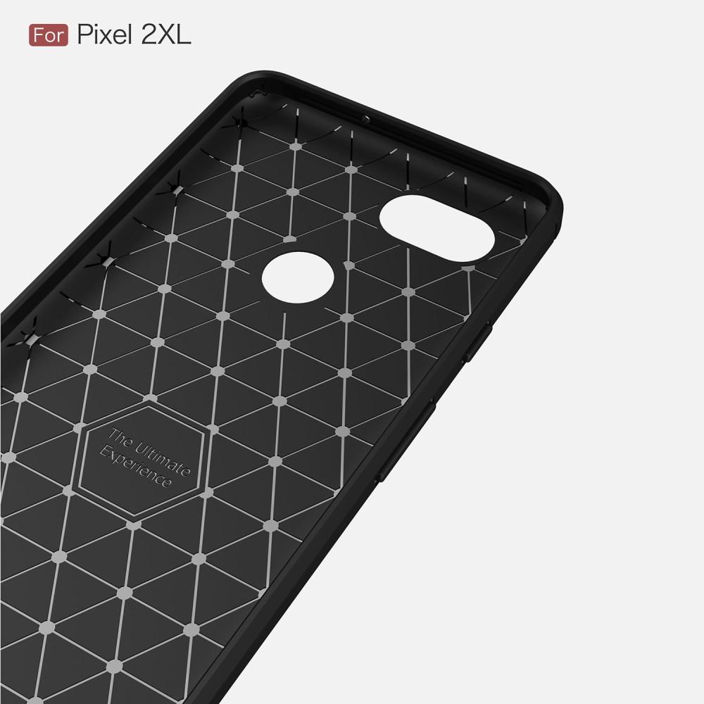 Cover TPU Brushed Google Pixel 2 XL Nero