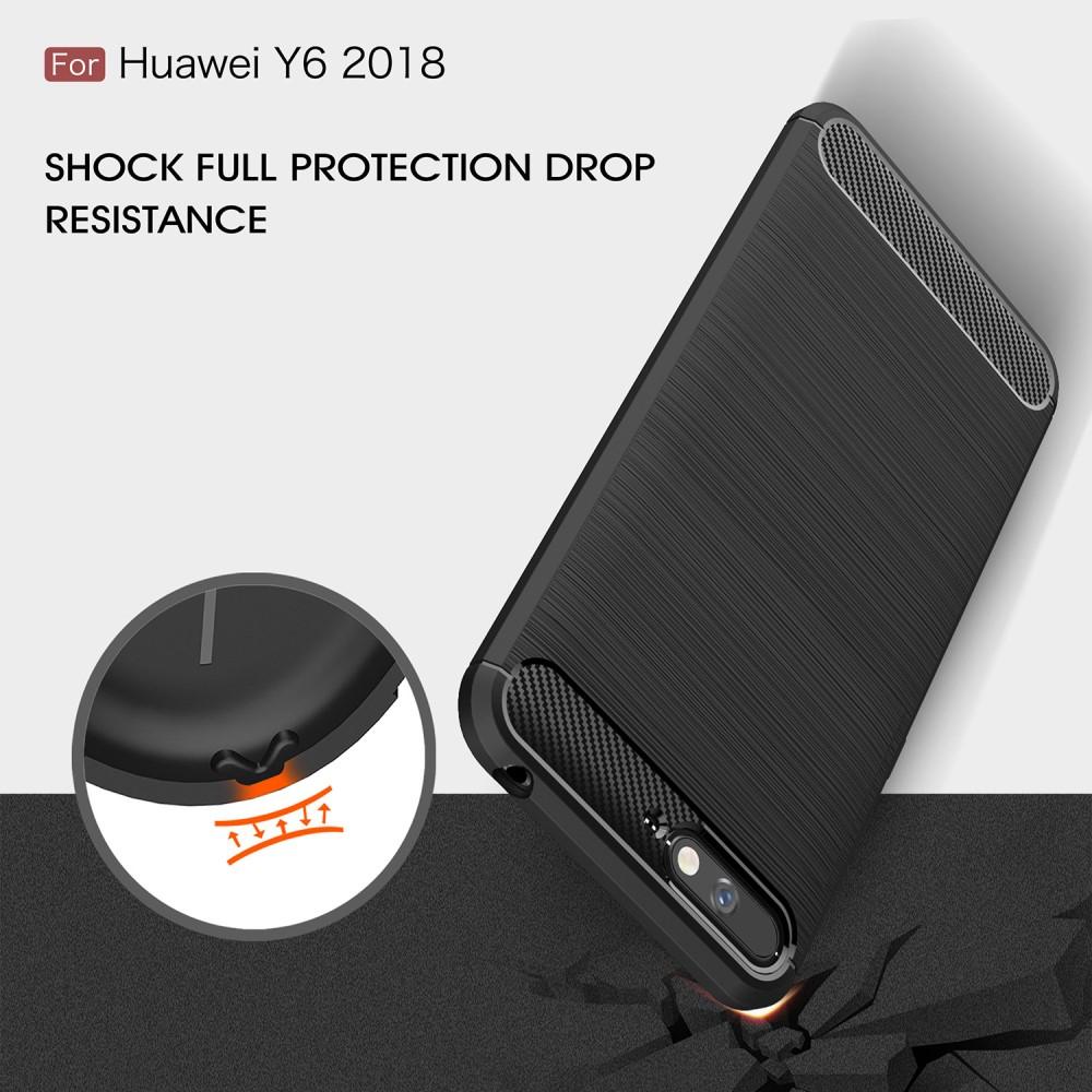 Cover Brushed TPU Case Huawei Y6 2018 Black