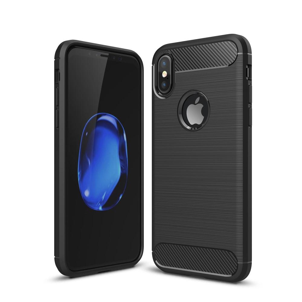 Cover Brushed TPU Case iPhone X/XS Black