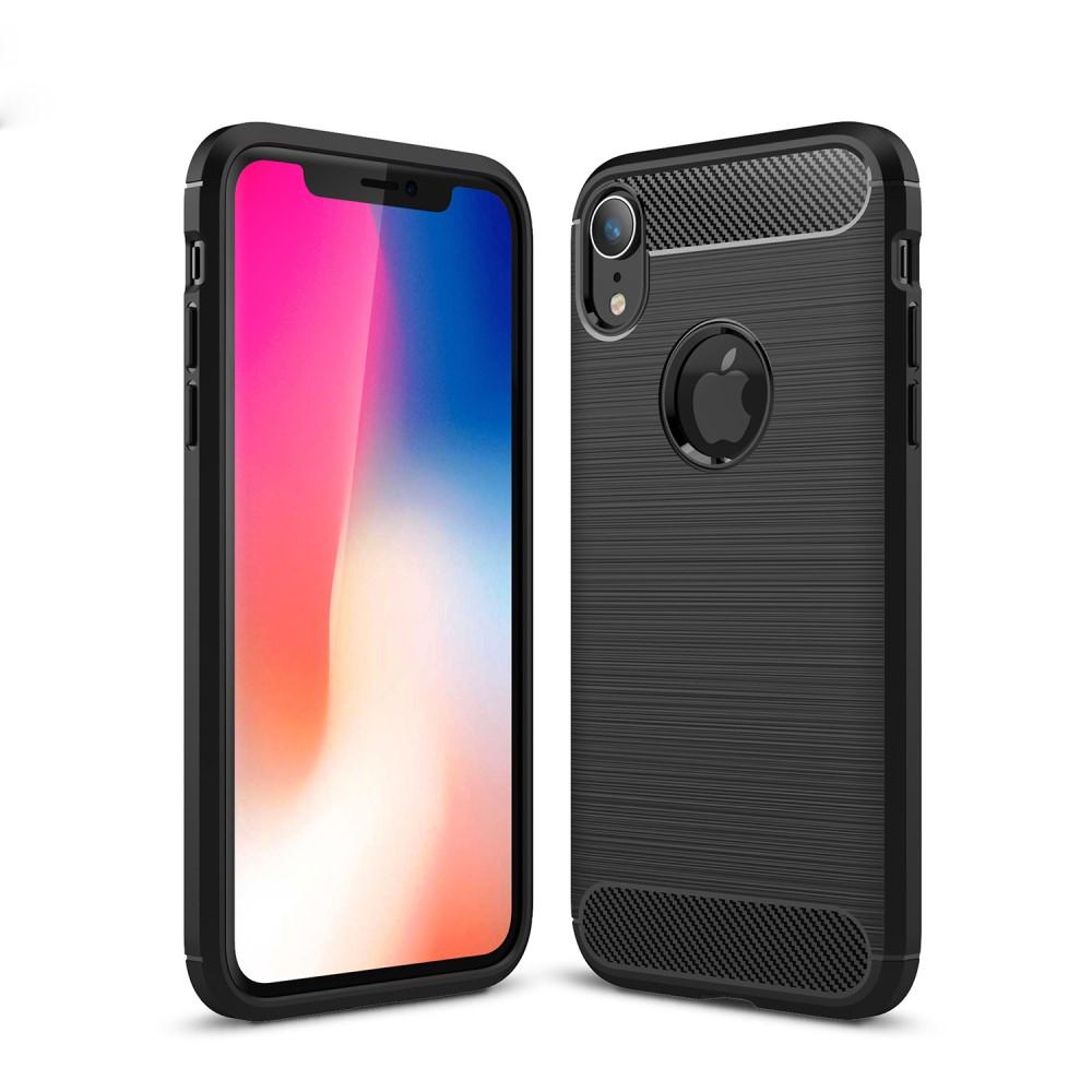 Cover Brushed TPU Case iPhone Xr Black