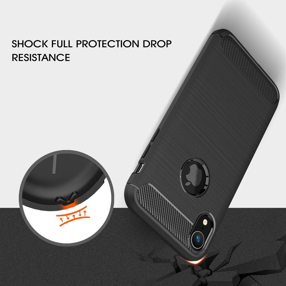 Cover Brushed TPU Case iPhone Xr Black