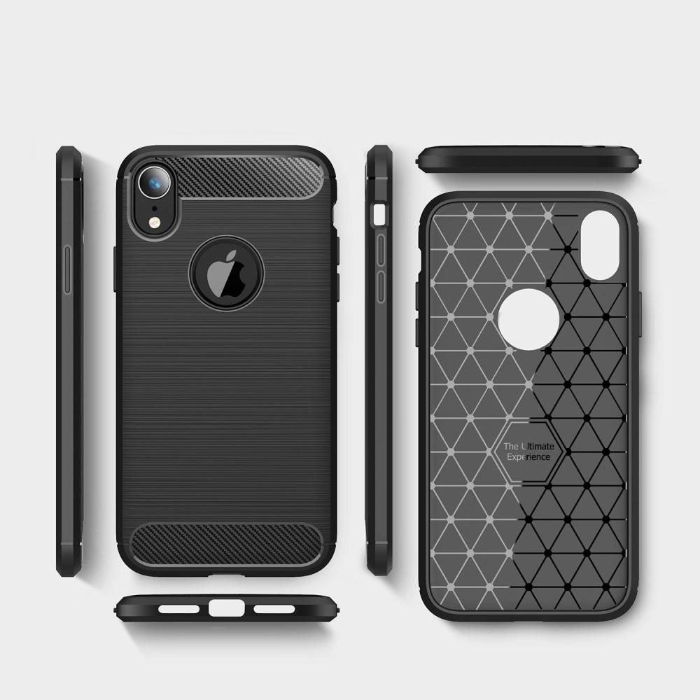 Cover Brushed TPU Case iPhone Xr Black