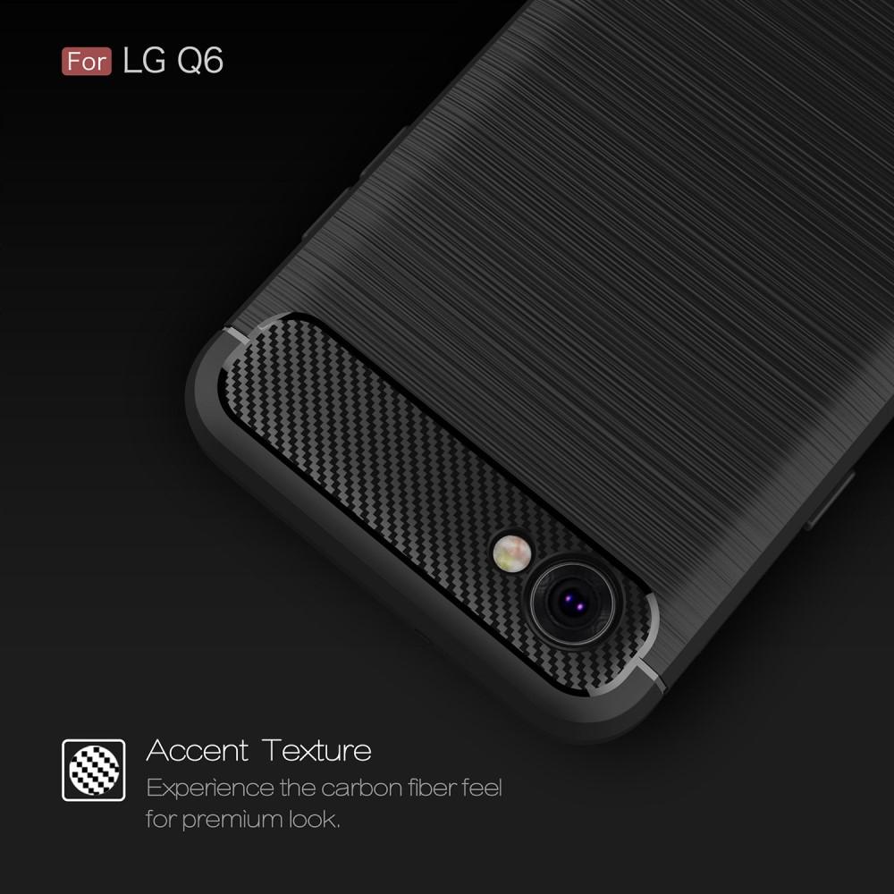 Cover Brushed TPU Case LG Q6 Black
