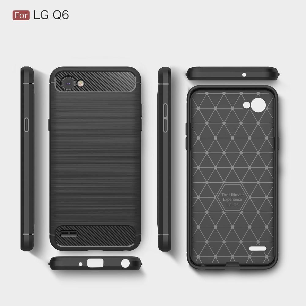 Cover Brushed TPU Case LG Q6 Black