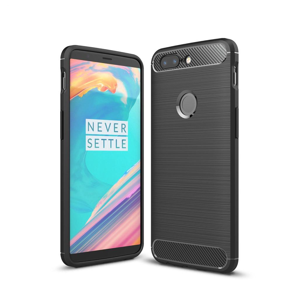 Cover Brushed TPU Case OnePlus 5T Black