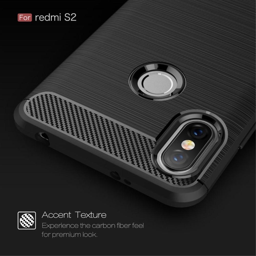 Cover TPU Brushed Xiaomi Redmi S2 Nero