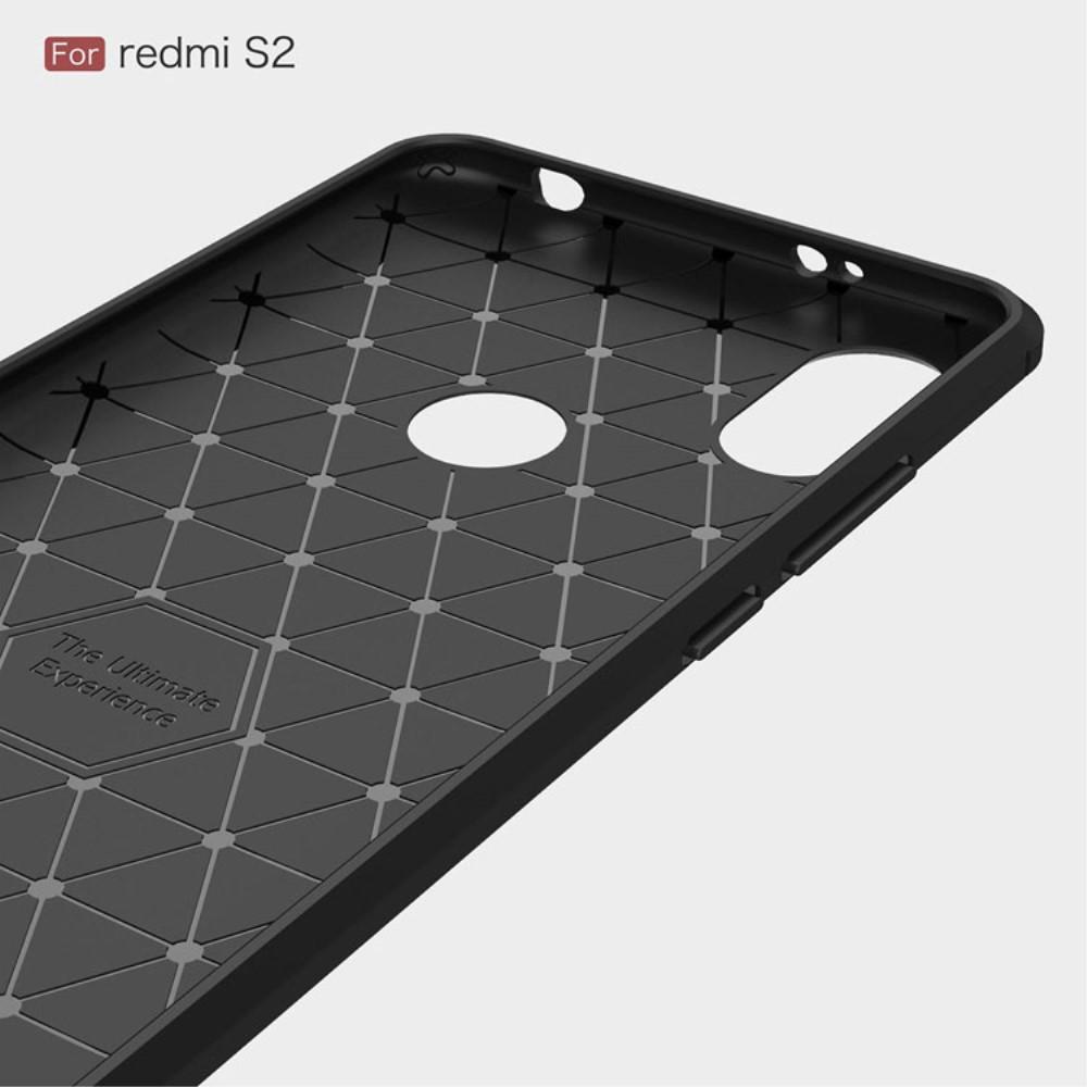 Cover TPU Brushed Xiaomi Redmi S2 Nero