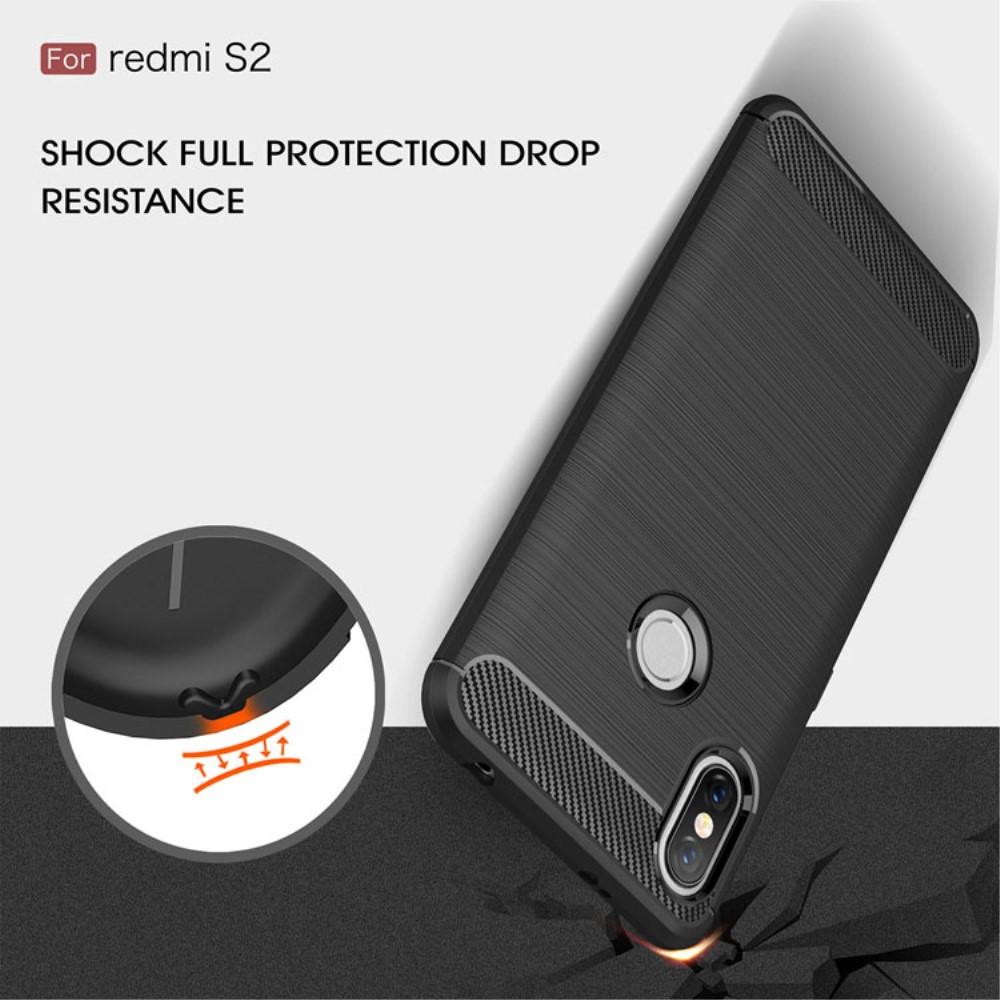 Cover TPU Brushed Xiaomi Redmi S2 Nero