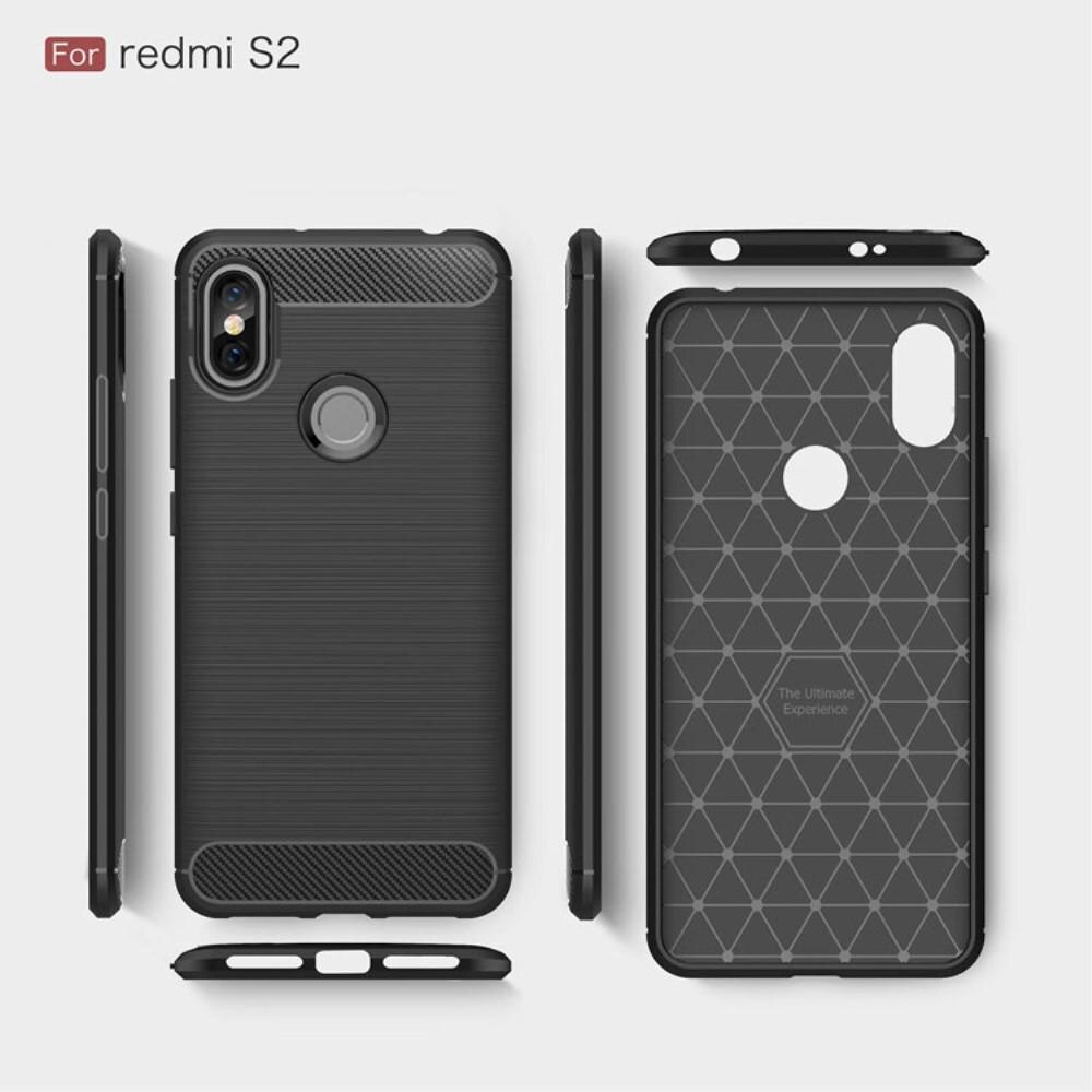 Cover Brushed TPU Case Xiaomi Redmi S2 Black