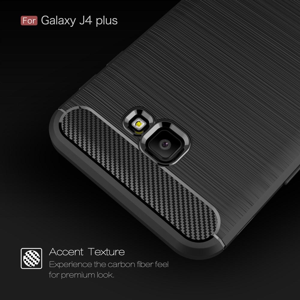 Cover Brushed TPU Case Samsung Galaxy J4 Plus 2018 Black