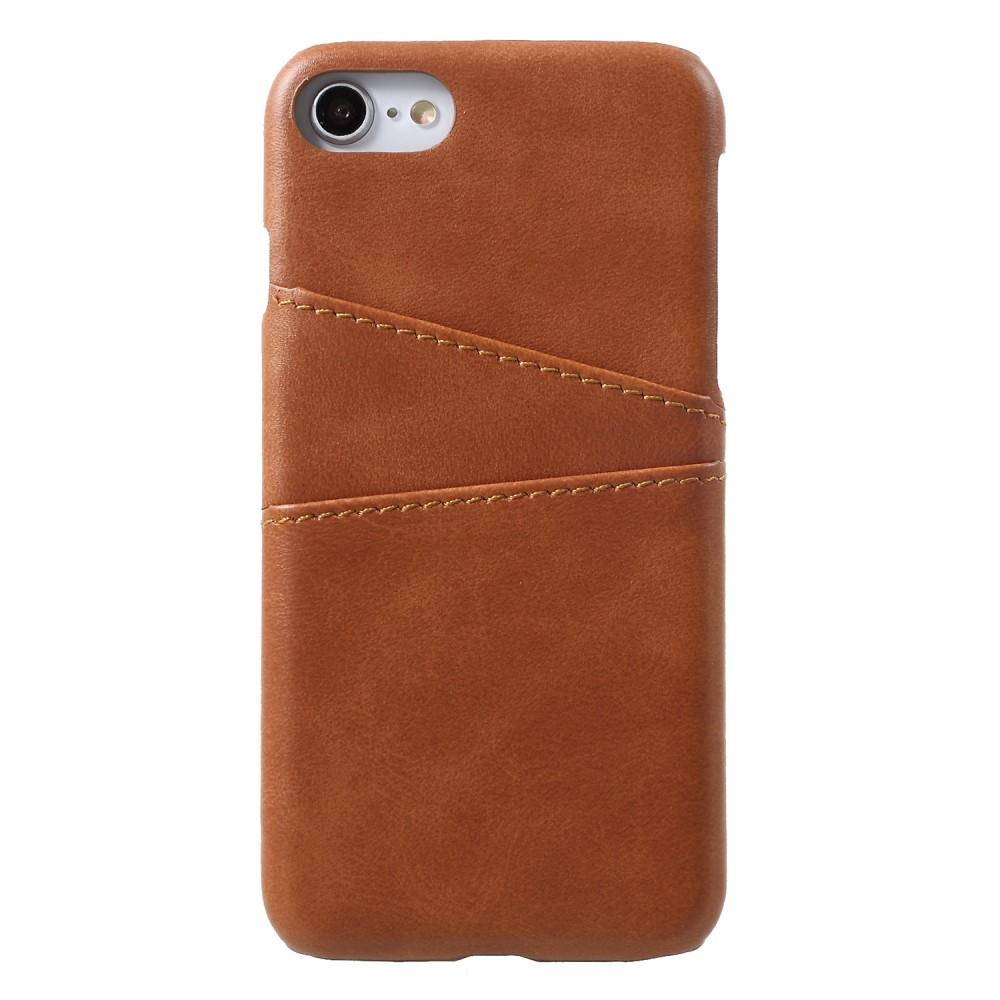 Cover Card Slots iPhone 7 Brown