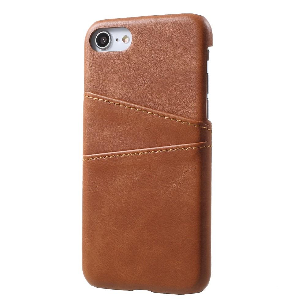 Cover Card Slots iPhone 8 Brown