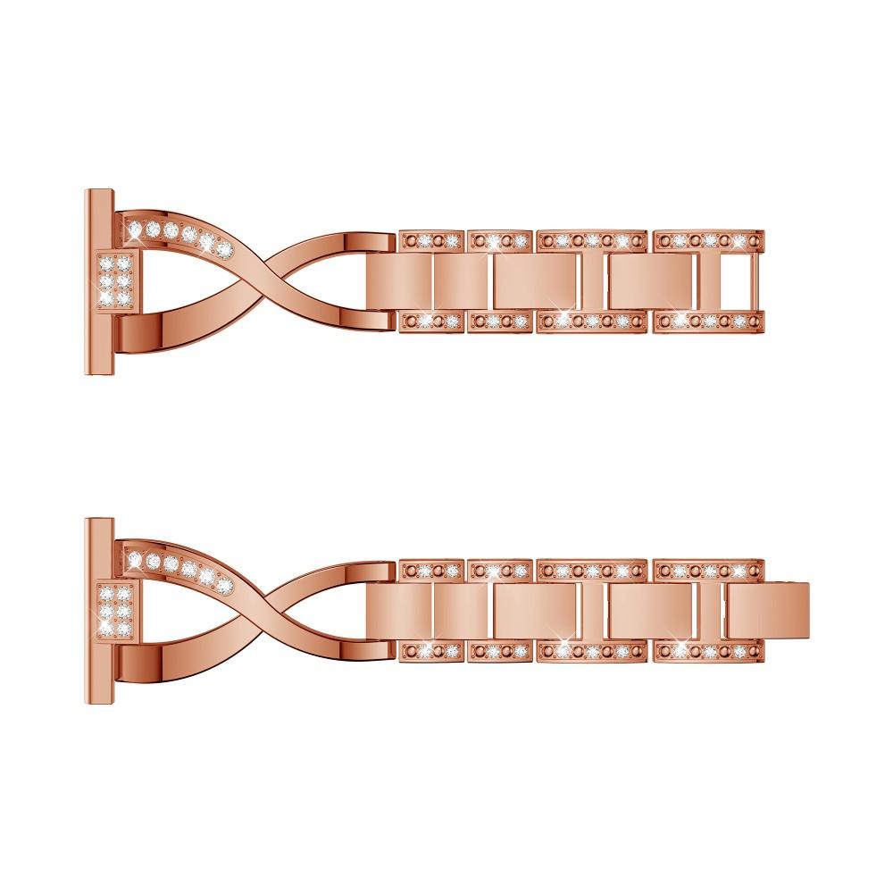 Cinturino Cristallo Universal 22mm Rose Gold