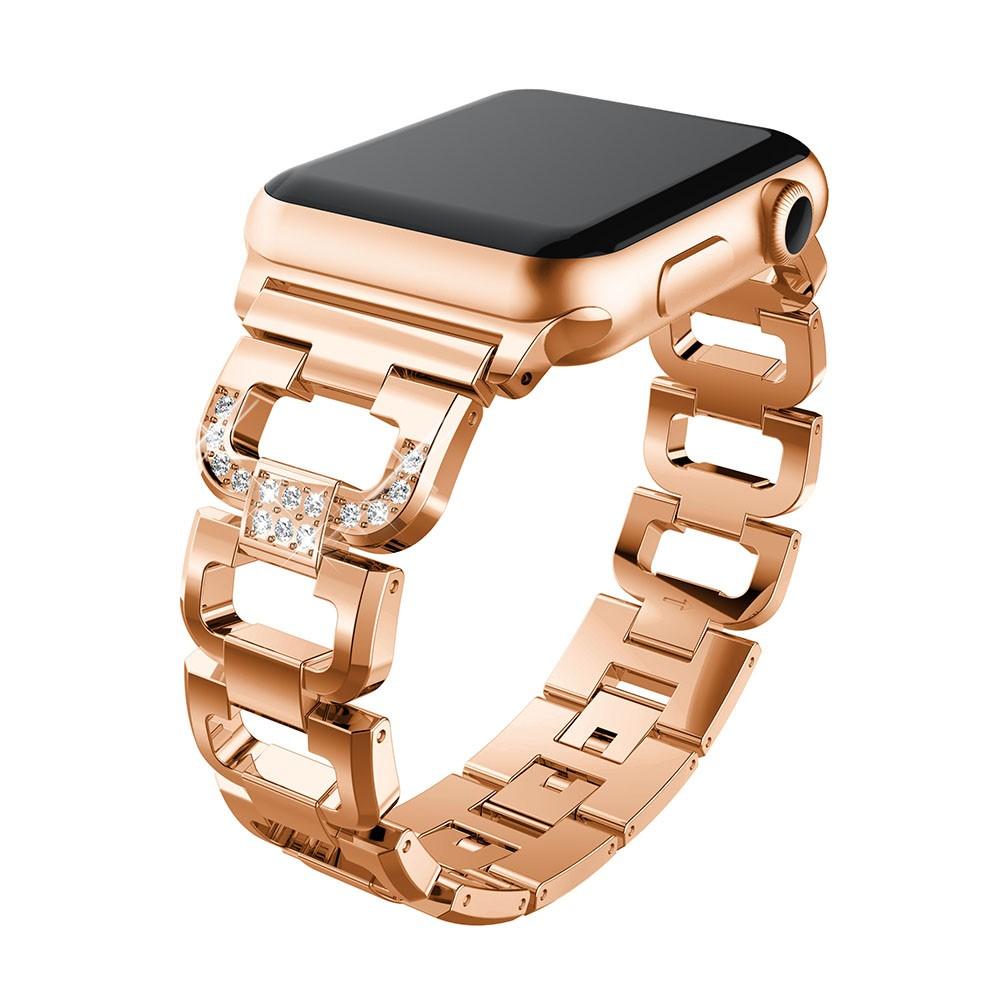 Cinturino Rhinestone bracelet Apple Watch 45mm Series 7 Rose Gold