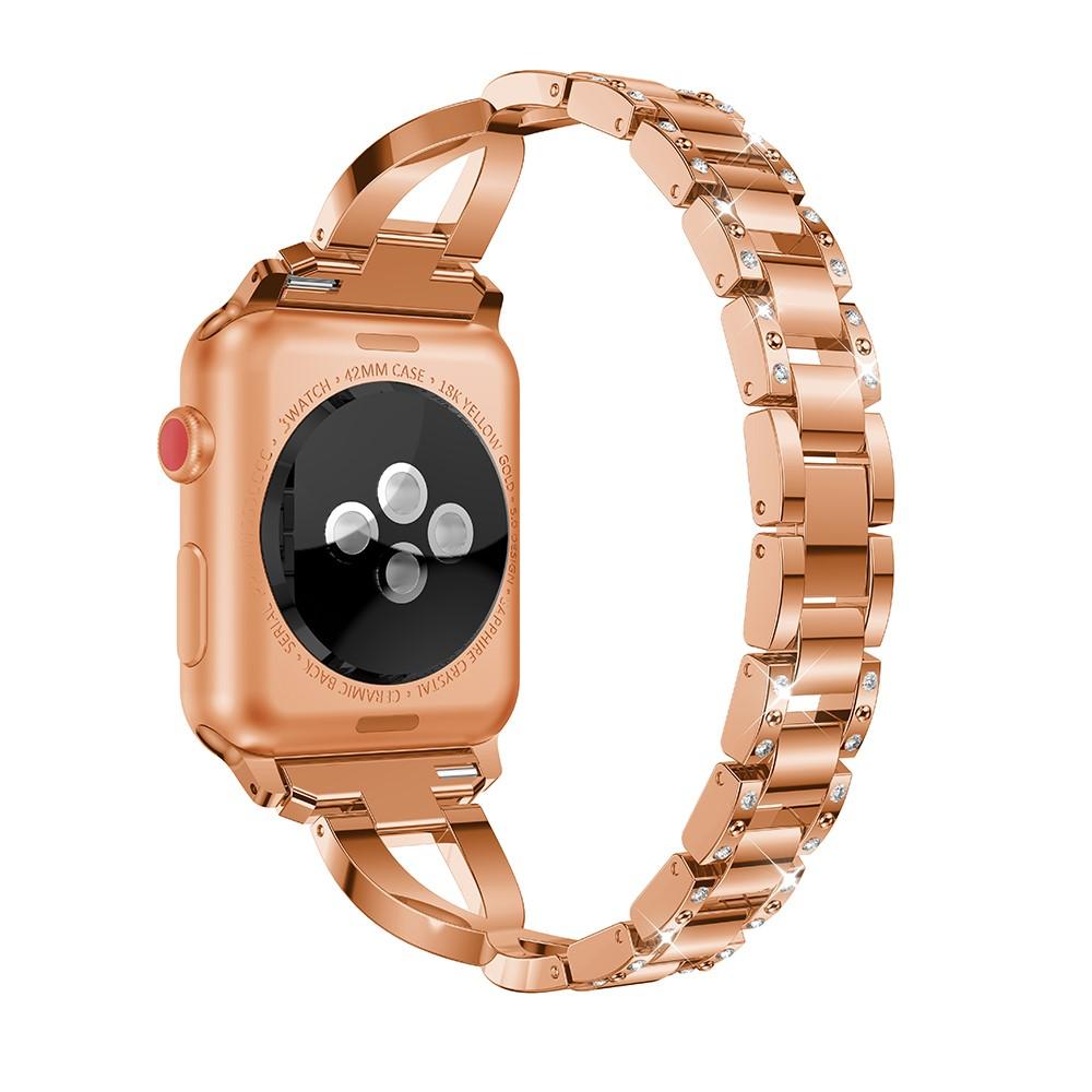 Cinturino Cristallo Apple Watch 41mm Series 8 Rose Gold