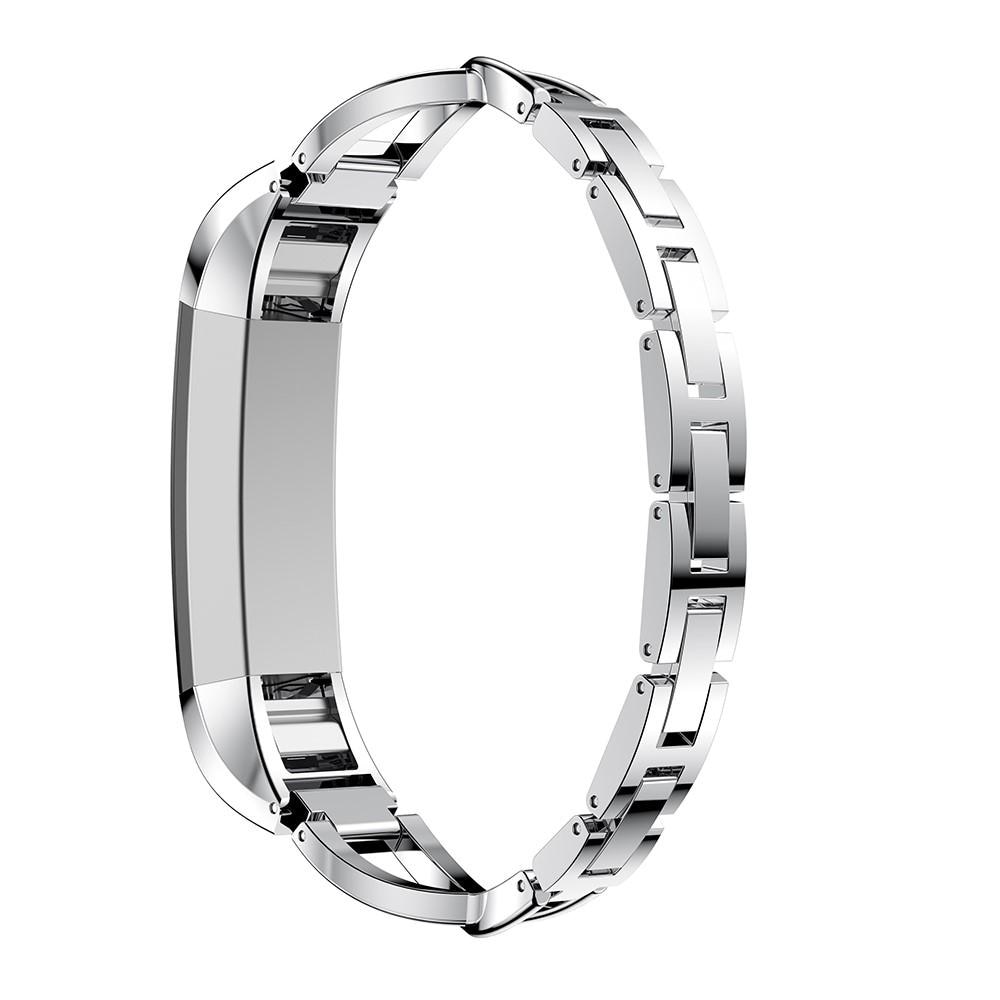 Cinturino Cristallo Fitbit Alta/Alta HR D'argento