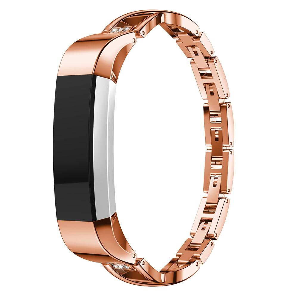 Cinturino Cristallo Fitbit Alta/Alta HR Rose Gold