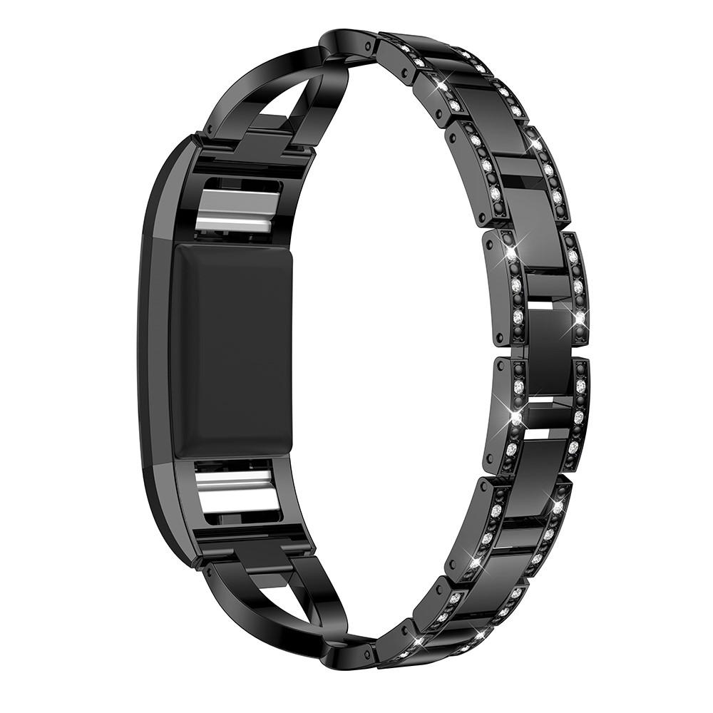 Cinturino Cristallo Fitbit Charge 2 Black