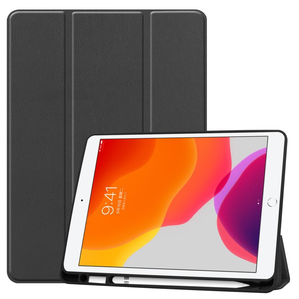 Cover Tri-Fold con portapenne iPad 10.2 7th Gen (2019) nero