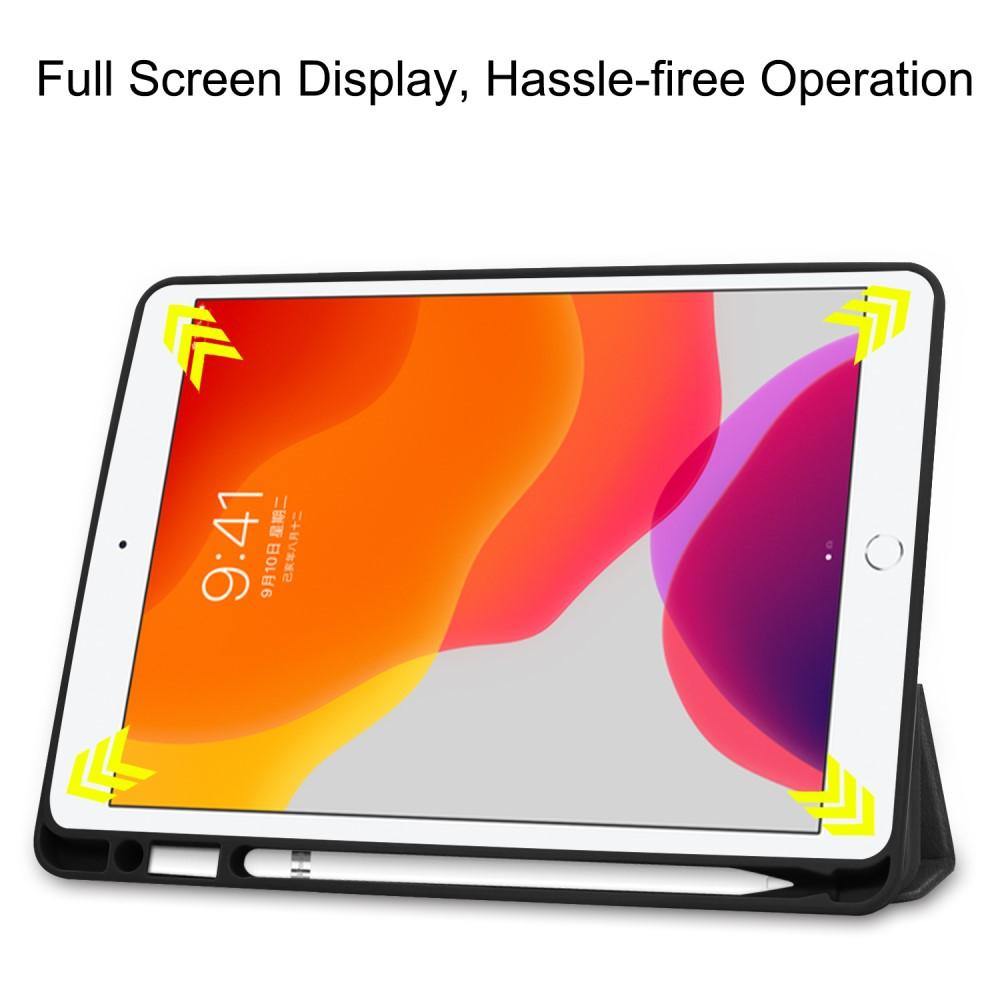 Cover Tri-Fold con portapenne iPad 10.2 7th Gen (2019) nero