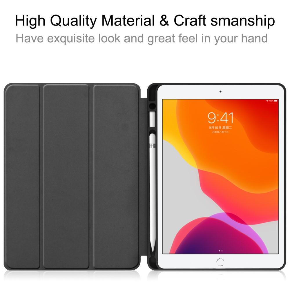 Cover Tri-Fold con portapenne iPad 10.2 7th Gen (2019) nero