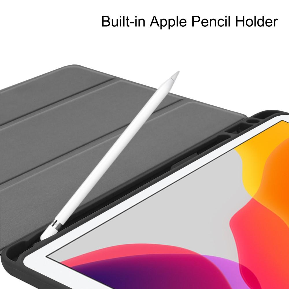 Cover Tri-Fold con portapenne iPad 10.2 9th Gen (2021) nero