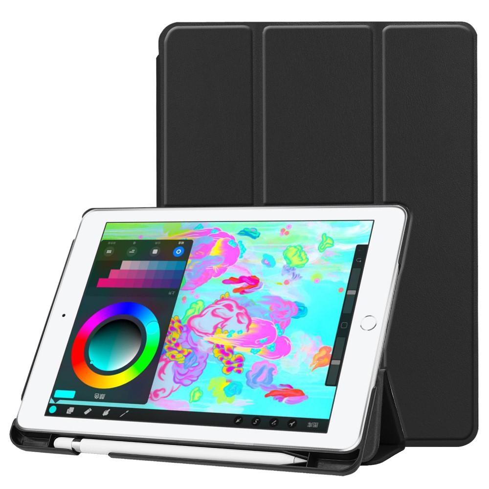 Cover Tri-Fold con portapenne iPad 9.7 nero