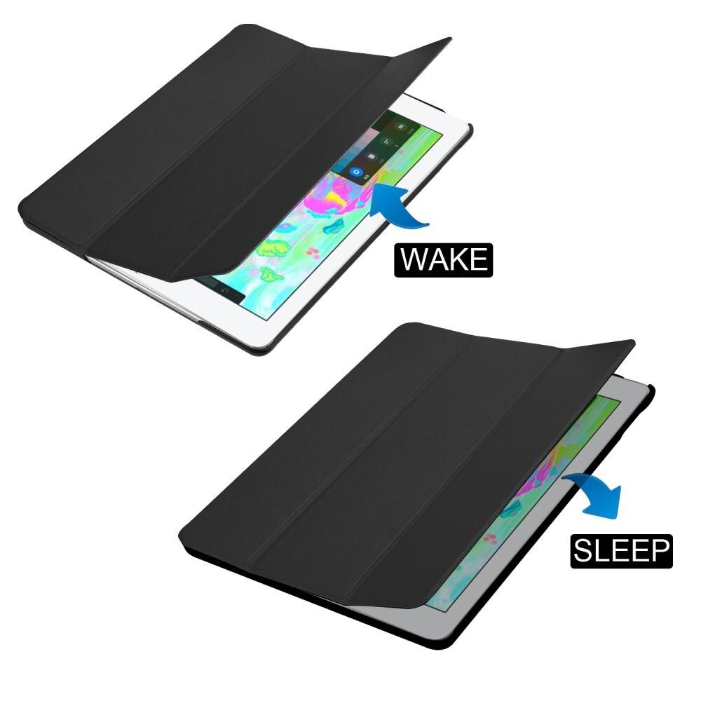 Cover Tri-Fold con portapenne iPad 9.7 6th Gen (2018) nero