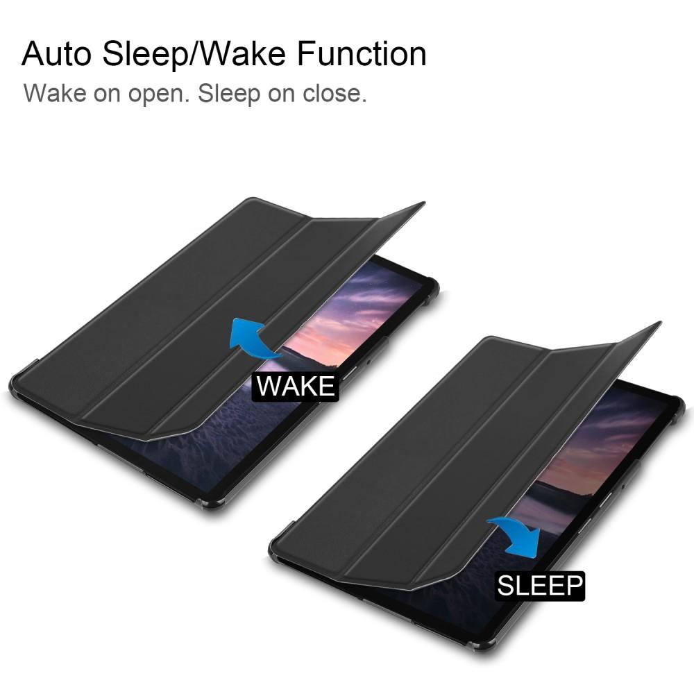 Cover Tri-Fold Samsung Galaxy Tab S4 Nero