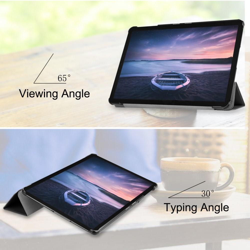 Cover Tri-Fold Samsung Galaxy Tab S4 Nero