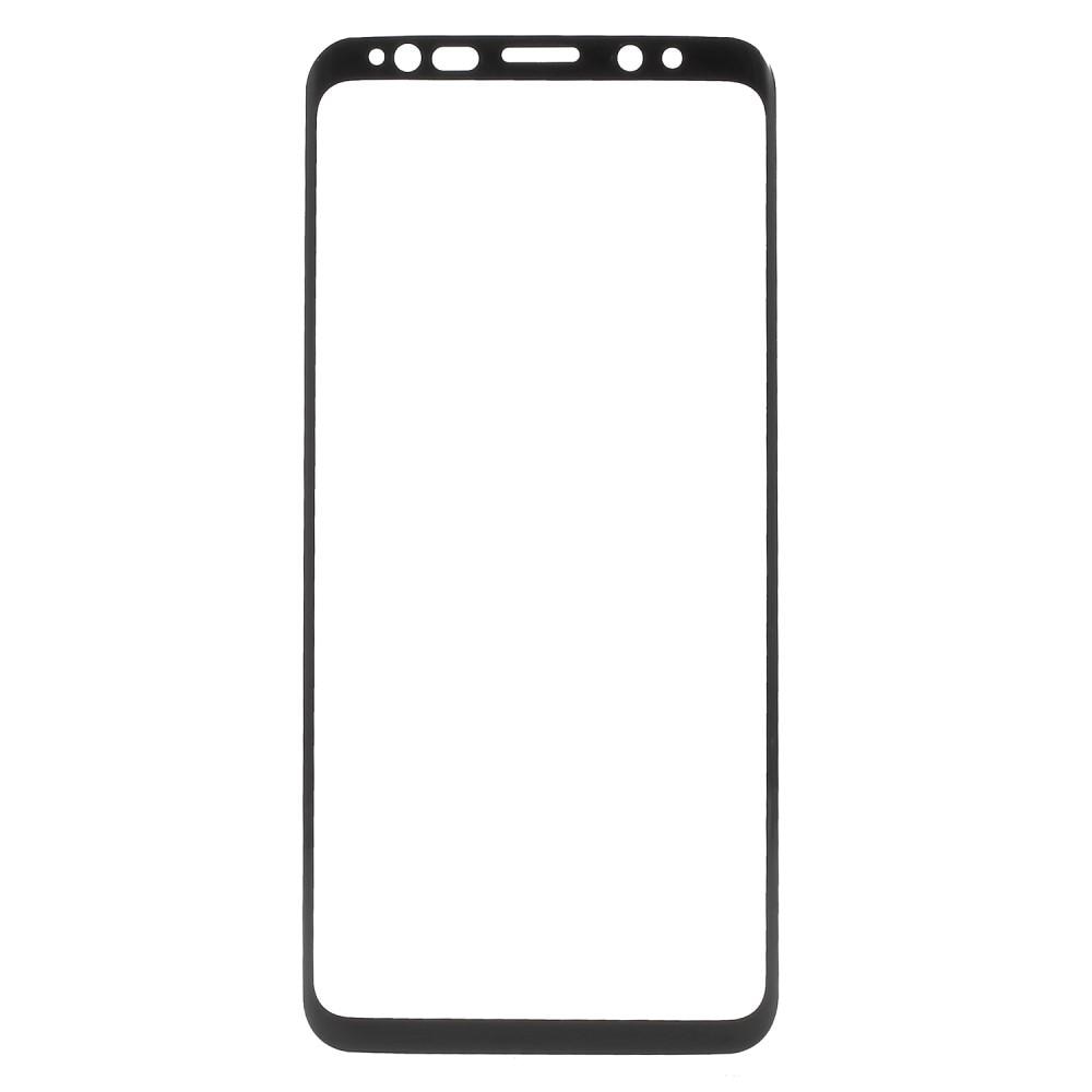 Vetro temperato a schermo intero Samsung Galaxy S9 Nero