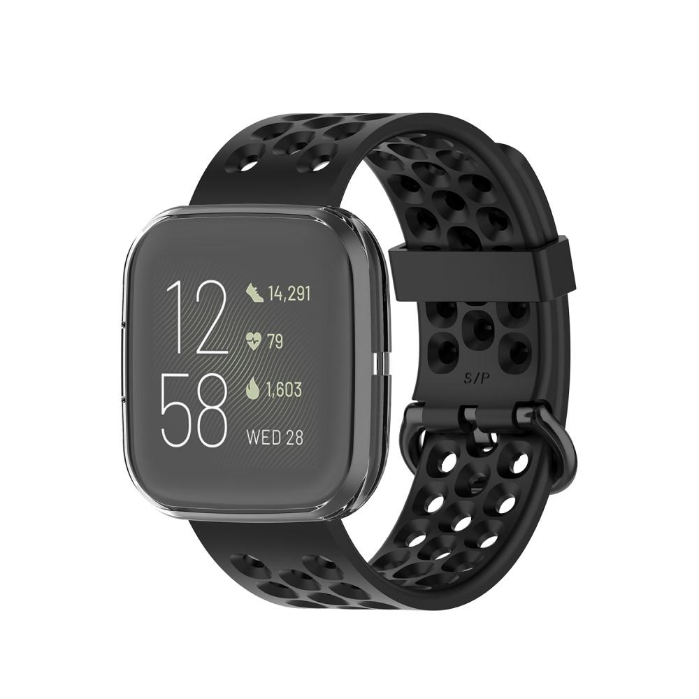 Custodia a copertura totale Fitbit Versa 2 Trasparente