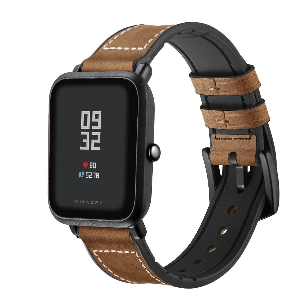 Cinturino in pelle premium Xiaomi Amazfit GTS Marrone