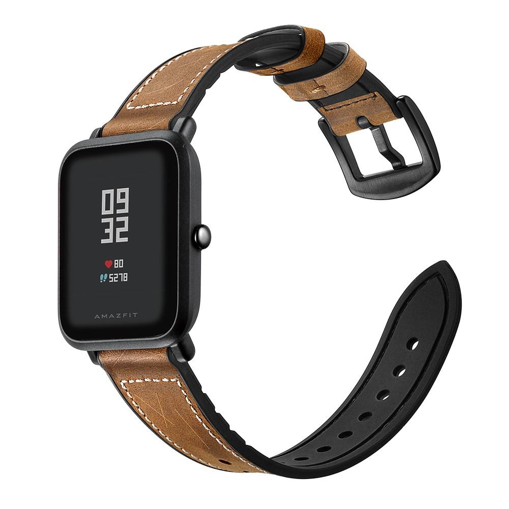 Cinturino in pelle premium Xiaomi Amazfit GTS Marrone