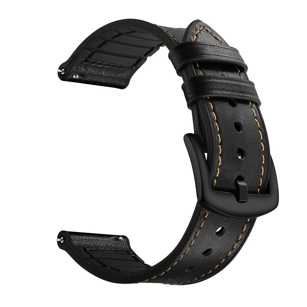 Cinturino in pelle premium Xiaomi Amazfit GTS Nero