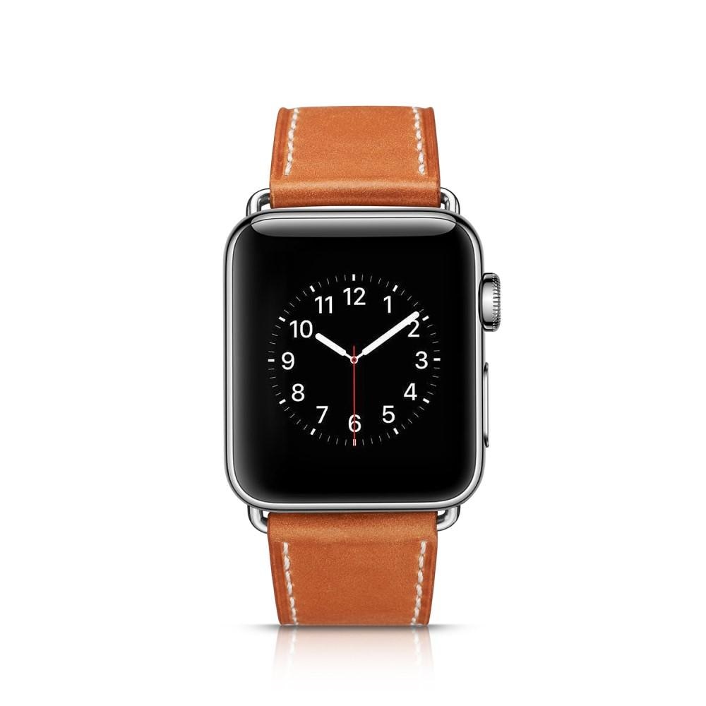 Cinturino in pelle Apple Watch SE 40mm cognac