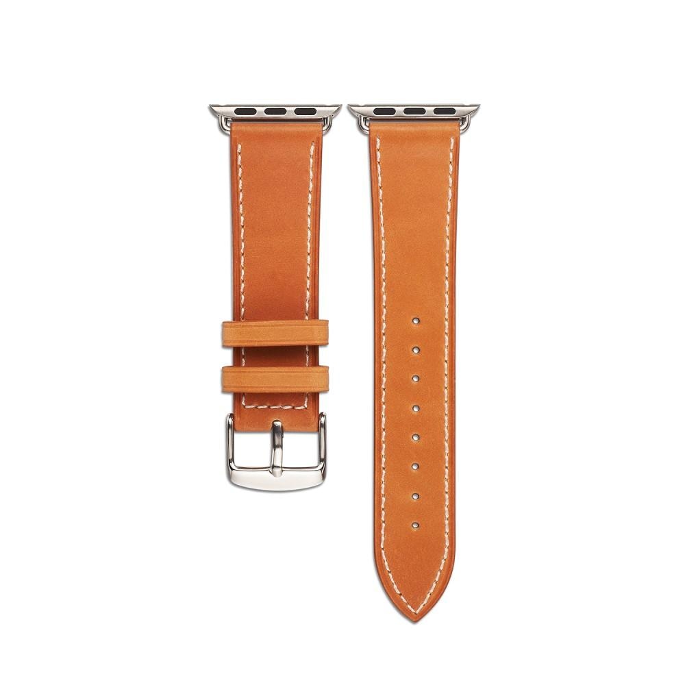 Cinturino in pelle Apple Watch 41mm Series 8 cognac