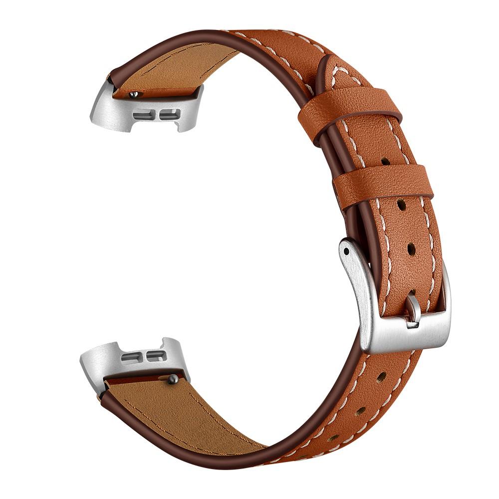 Cinturino in pelle Fitbit Charge 3/Charge 4 Marrone