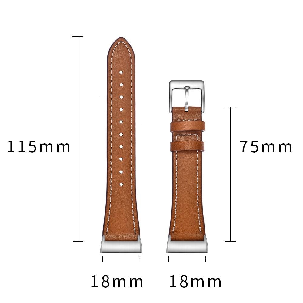 Cinturino in pelle Fitbit Charge 3/Charge 4 Marrone