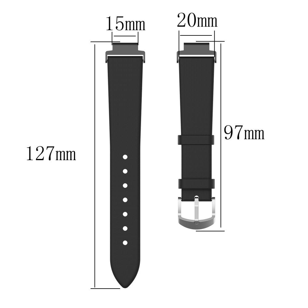 Cinturino in pelle Garmin Forerunner 235/735XT Nero